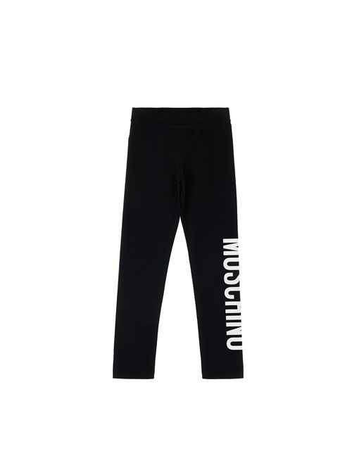 Leggings, bambina, logati. MOSCHINO | HDP06G LBA0060100